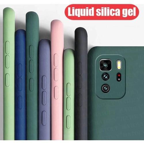 For Xiaomi Redmi Note 10 Pro 5G Case Redmi Note 10 Pro Max Cover Original Liquid Silicone Soft TPU Shockproof Bumper Phone Case
