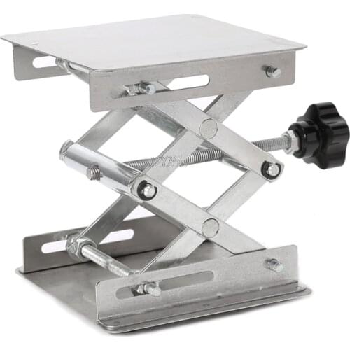 4x4" Scientific Lab Jack Stainless Steel Lifting Platform Stand Rack Scissor Lifter Q02 Dropship