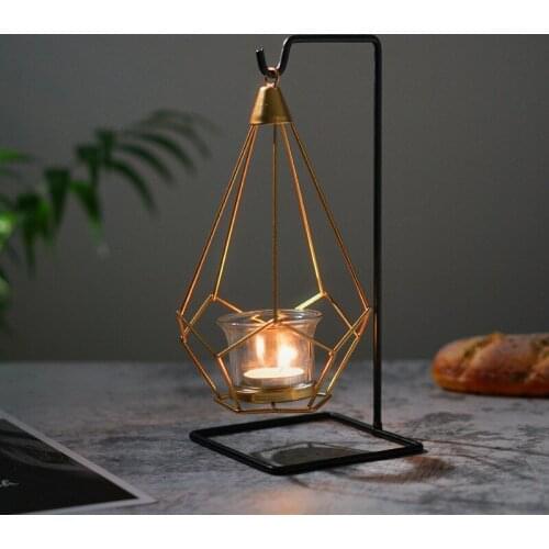 European-Style Modern Simple Iron Art Candlestick Home Decoration Beautiful Candlestick Minimalist Classic Style Candle Holder