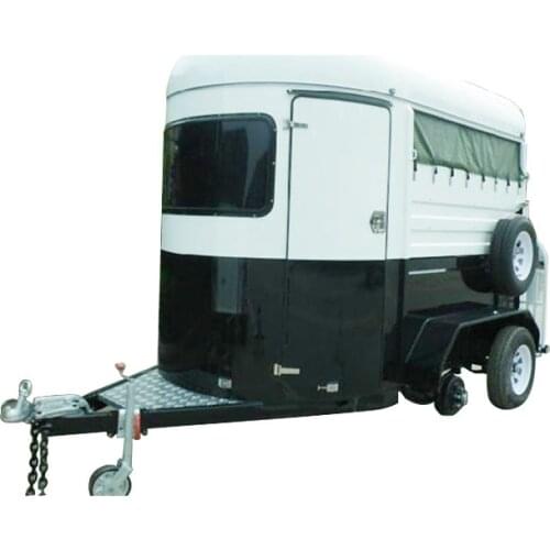 Customized economic straight load 2 horse trailer with economic configuration