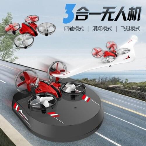 Remotely piloted aircraft new drone mini DIY land and air quadcopter three-in-one glider toys for boys 12+y micro drone kit