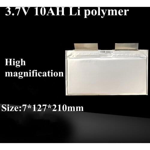 3.7V 10ah Fast Charging High Rate Lithium Polymer Battery for Diy Pack Battery 24v 10ah Bateria Litio 24v 20ah Power Vehicle
