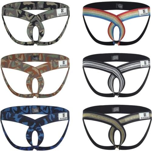 Men sex appeal sexy underwear lift type lift buttocks double ding underwear alternative sex low waist exposing buttocks thong