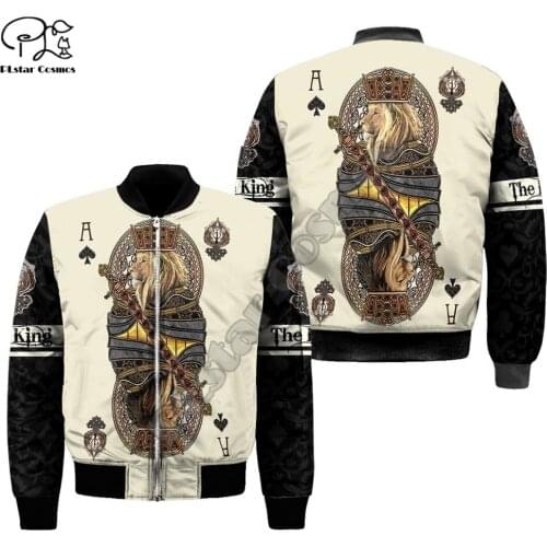 PLstar Cosmos Lions 3D Printed 2021 New Fashion Men Bomber Jacket Hip Hop Unisex Casual Windbreaker Drop Shipping Style-L27