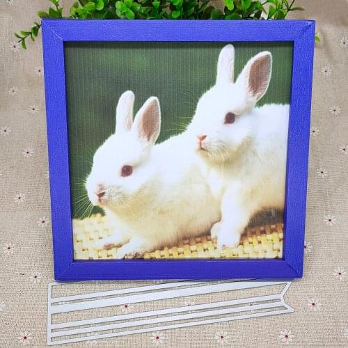 New 20cm large photo frame Metal Cutting Dies Decorative Scrapbooking Steel Craft Die Cut Embossing Paper Cards Stencils