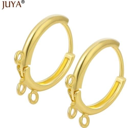 Supplies For Jewelry Wholesale Hoop Earrings Hooks Clasps Earring Findings Accessories Jewellery Making