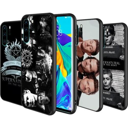 Silicone Cover Supernatural TV Show For Huawei P40 P30 P20 Pro P10 P9 P8 Lite E Plus 2019 2017 Phone Case
