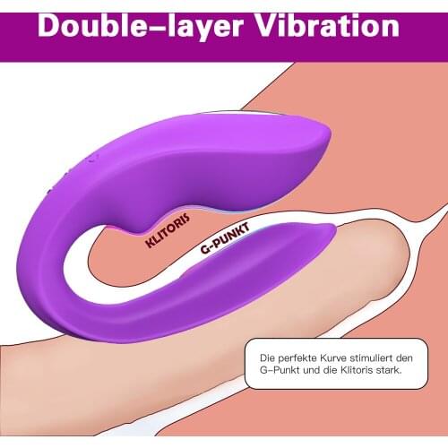 Remote Control Sex Vibrators For Couples Clitoral Stimulator G Spot Massager Dildo Vibrator Silicone U Shape Sex Toys for Women