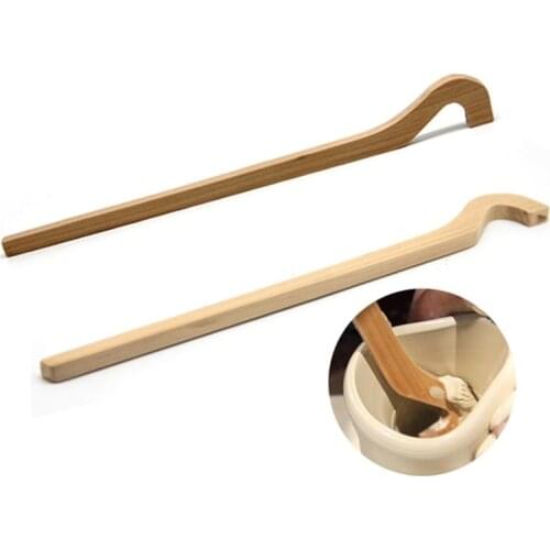 Pottery crafting arc auxiliary tool pottery crafting bottle creative DIY handmade wooden long handle elongated work tool