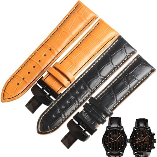 WENTULA watchbands for MIDO MULTIFORT m005.614 m005.430 calf-leather band cow leather Genuine Leather leather strap watch band