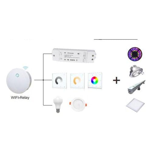WiFi-Relay controller is WiFi to RF converter, also know as WiFi gateway