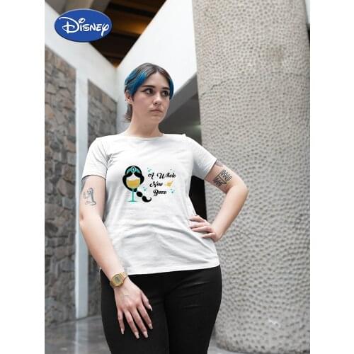 Disney Princess Aesthetic Clothes Plus Size T Shirt Short Sleeve Vacation Casual Vogue 2021 New Ropa Tumblr Mujer Harajuku Y2K