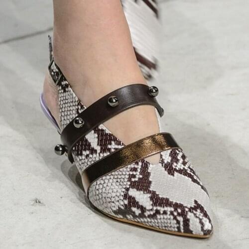 Sestito 2019 Women New Brand Designer Thin Heels Metal Decoration Dress T-stage Shoes For Ladies Pointed Toe Ankle Strap Sandals