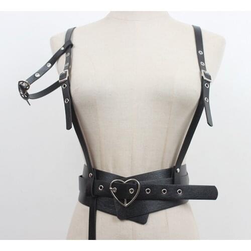 Womens runway fashion pu leather vest Cummerbunds female Dress coat Corsets Waistband Belts decoration wide belt R3552