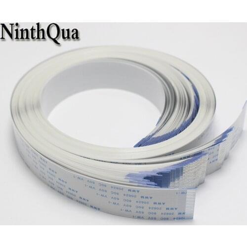 1PCS 600/800/1000/1200mm Flat flexible cable FFC FPC LCD Wire 1.0mm pitch A B AWM 20624 80C 60V VW-1 4/5/6/8/10/20/30/12Pin ect