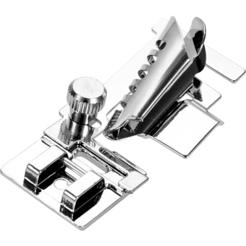 1Pcs Stainless Steel Sewing Machine Metal Bias Tape Binder Foot Fit For Brother Singer Janome Sewing Machine 35mm*15mm