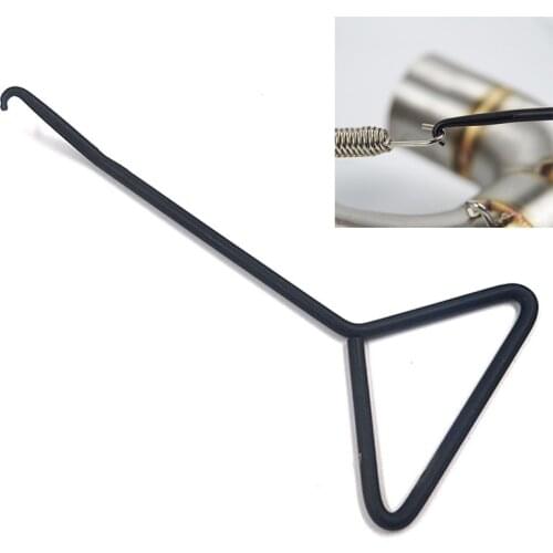1pcs Motorcycle Stainless Steel Exhaust Stand Spring Hook Puller Tool 17cm Universal Motocross Dirt Bike ATV Scooters