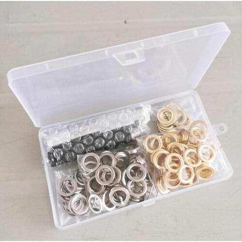 120sets 12mm Grommets Eyelets with Washer Leather Craft Making Setting Tool