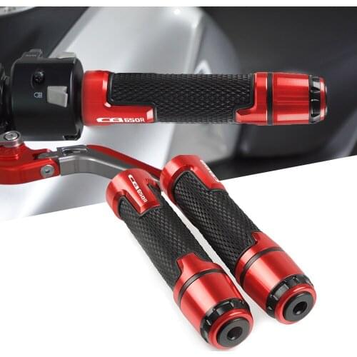 Motorcycle Accessories Handlebar Grip Handle Bar For Honda CB650R CB 650R 650 R With 22mm 7/8" Motorbike Handle grips Aluminum