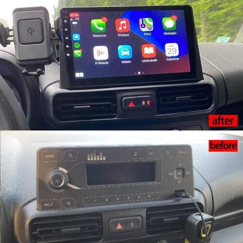 Car Radio For Citroen Berlingo 2019 Opel Combo Cargo 2019 Peugeot Android 10 Multimedia Stereo Player GPS Navigation Head Unit