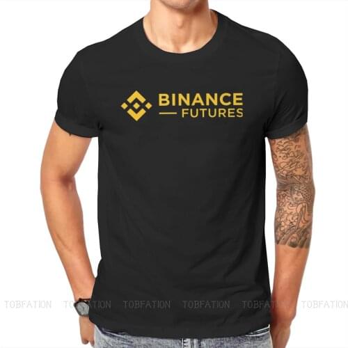 Binance Coin Cryptocurrency Miners TShirt for Men Futures Soft Leisure Tee T Shirt High Quality Trendy Fluffy