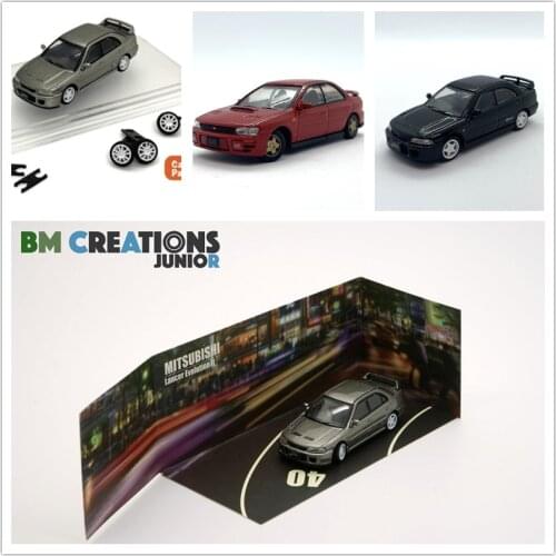 BM Creations 1:64 Mitsubishi Lancer Evolution I II Diecast Model Car