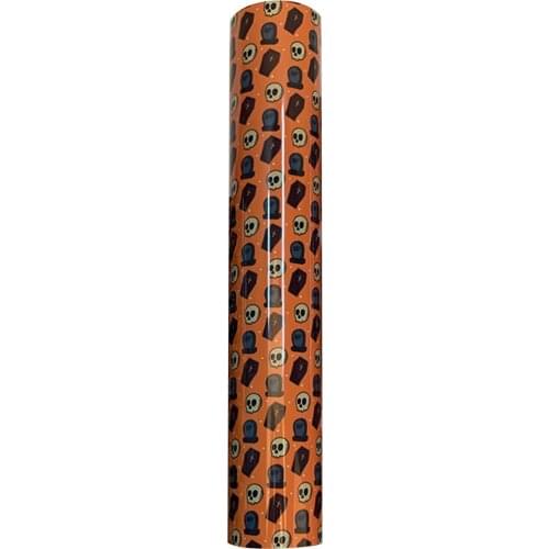 Halloween Transfer Vinyl HTV Iron On Vinyl Bundle Pumpkin Ghost Spider Skull Stickers Scrapbooking Stationery School Supplies