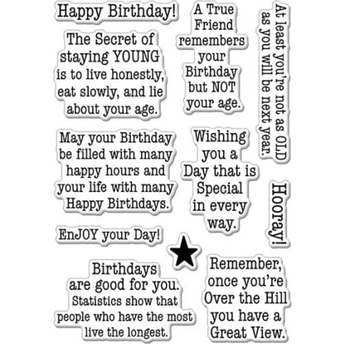 CLEAR STAMP cartoon DIY Scrapbook Card album paper craft silicon rubber roller transparent stamps 147