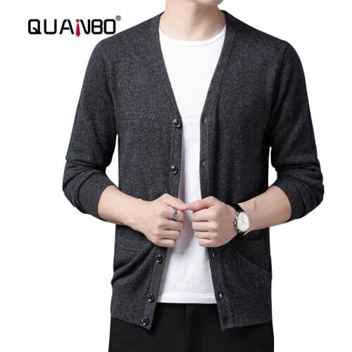 Мужские длинные кардиганы QUANBO China At AliExpress