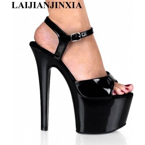 LAIJIANJINXIA Sexy Fashion Women Summer Shoes Sandals High Heels Dress Party Shoes for Women and Girl Ankle Strap Sandals