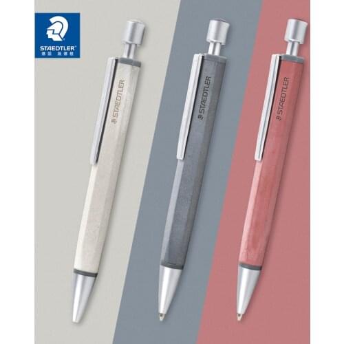 Staedtler 441 Concrete Pen Holder Ballpoint Pen Push-type Black Refill Cement Ballpoint Pen Business Office Student Stationery