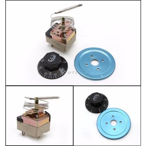 AC 250V 16A Thermostat Temperature Controller NC NO For Electric Oven