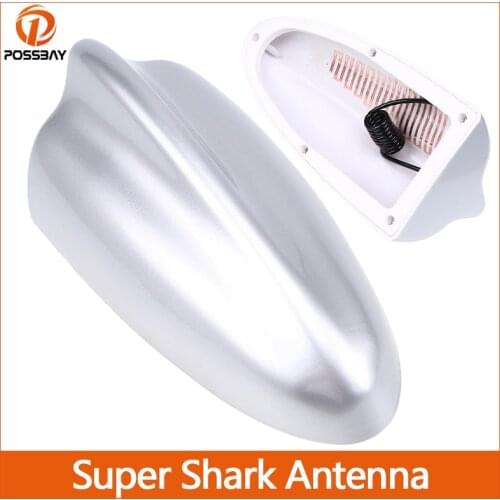 Universal Car Super Shark Fin Antenna for Kia Rio K2 K3/Mini Cooper/Suzuki Swift Radio FM Signal Aerials Amplifier Accessories