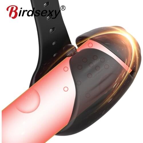 Vibrator Sex Toys for Men Penis Trainer Male Masturbator Delay Ejaculation Stimulate Glans Vibrating Massager Pussy Adult Shops