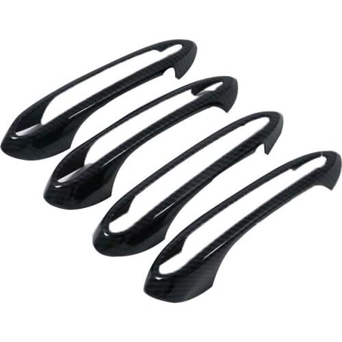 Car Outer Door Handle Cover Hollow Door Handle Protection Covers Sticker Car Accessories For-BMW 5 Series