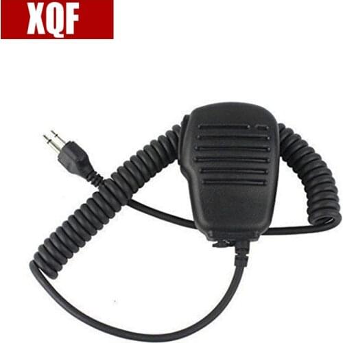 XQF 10PCS Speaker Mic for ICOM IC-F3 F4 IC-F10 IC-F20 IC-V82 IC-W32A IC-W32E IC-T7H IC-T2H Radio