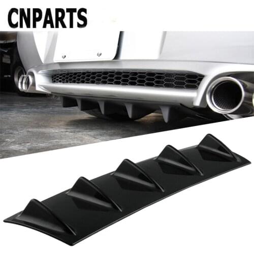 CNPARTS For Mercedes W203 W211 W204 W210 Benz BMW F10 E34 E30 F20 X5 E70 Car Rear Bumper 3D Cool Shark Spoiler Stickers