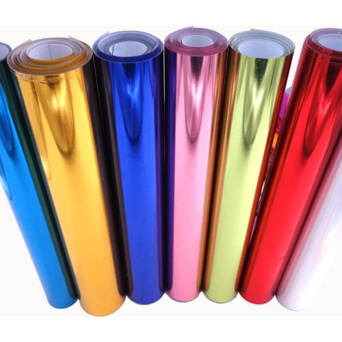1 sheet 25cmx50cm Elasticity PU Metallic Color Change Heat Transfer Vinyl Hologram Rainbow HTV Film Press Iron On T-shirt