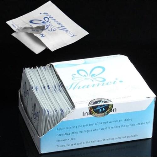 10pcs Nail Polish UV Gel Remover Easy Soak Off Removable Bags Foil Wraps Manicure Cosmetic remove art tool Tools cleanser