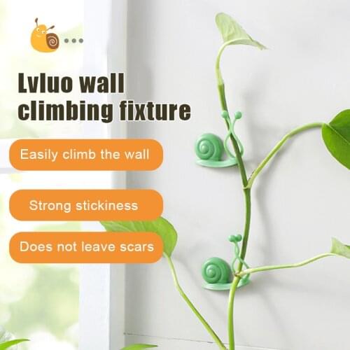 10Pcs Reusable Plant Support Garden Snail Shape Clips for Vines Vegetables Tomatoes Garden Greenhouse FP8