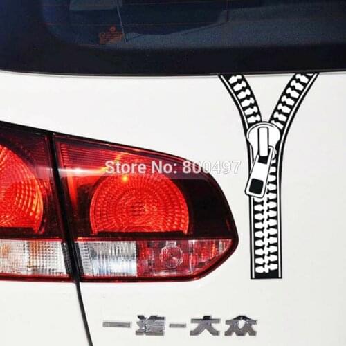 10 x Lovely Creative Car Body Stickers Vivid Zipper Car Decal for Toyota Chevrolet VW Fiat KIA Honda Hyundai Skoda Renault Mazda