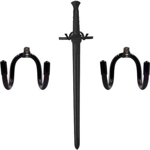 2x Universal Sword Stand Display Hanger Wall Rack for Sword,Dagger,Axe,Keyblade