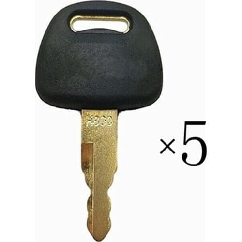 5pc Ignition key For ZAX EX60 EX70 EX120 EX200 For Hitachi H800 Excavator
