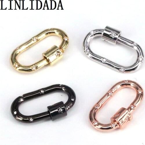5Pcs Women DIY Jewelry Accessories Supplies Metal Screw Clasps For Handmade Necklace Jewelry Making