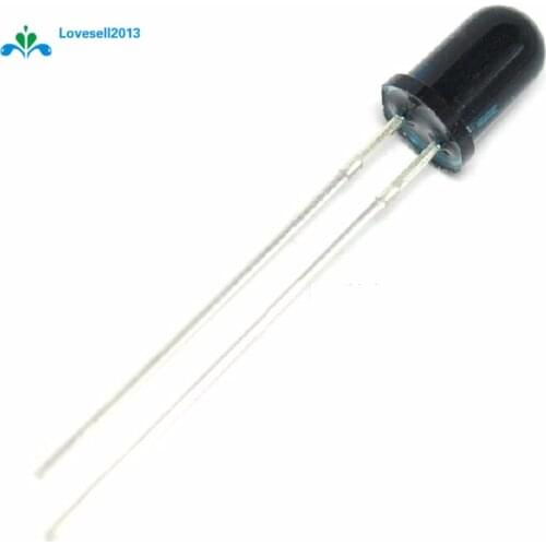 50Pcs 5mm 940nm IR infrared Receiving LED Lamp