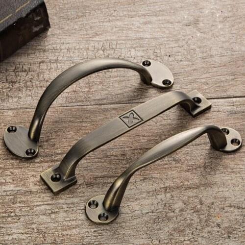 Antique Bronze Drawer Handles Cabinet Kitchen Door Handle And Knobs Cupboard Handle Pulls Furniture Handles