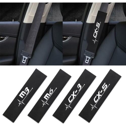 Car Styling Protect Shoulders Pads Case For Mazda 3 mazda 6 CX 5 CX-5 CX3 Axela Atenza accessories car styling
