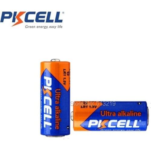 30Pcs PKCELL N Battery LR1 MN9100 UM-5 Replace 910A LR1 SIZE 4001 810 910A AM5 KN Lady For bluetooth headsets, glucose