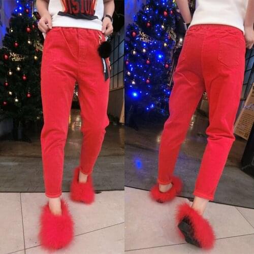 Spring autumn Elastic Waist Corduroy Pants Women Plus Size 5XL Harem Pants Casual Corduroy Trousers Women Pantalon Mujer