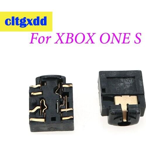 Cltgxdd 1pc Headset Connector Headphone Jack Replacement Controller Audio Port Socket For XBOX ONE Slim Audio female socket